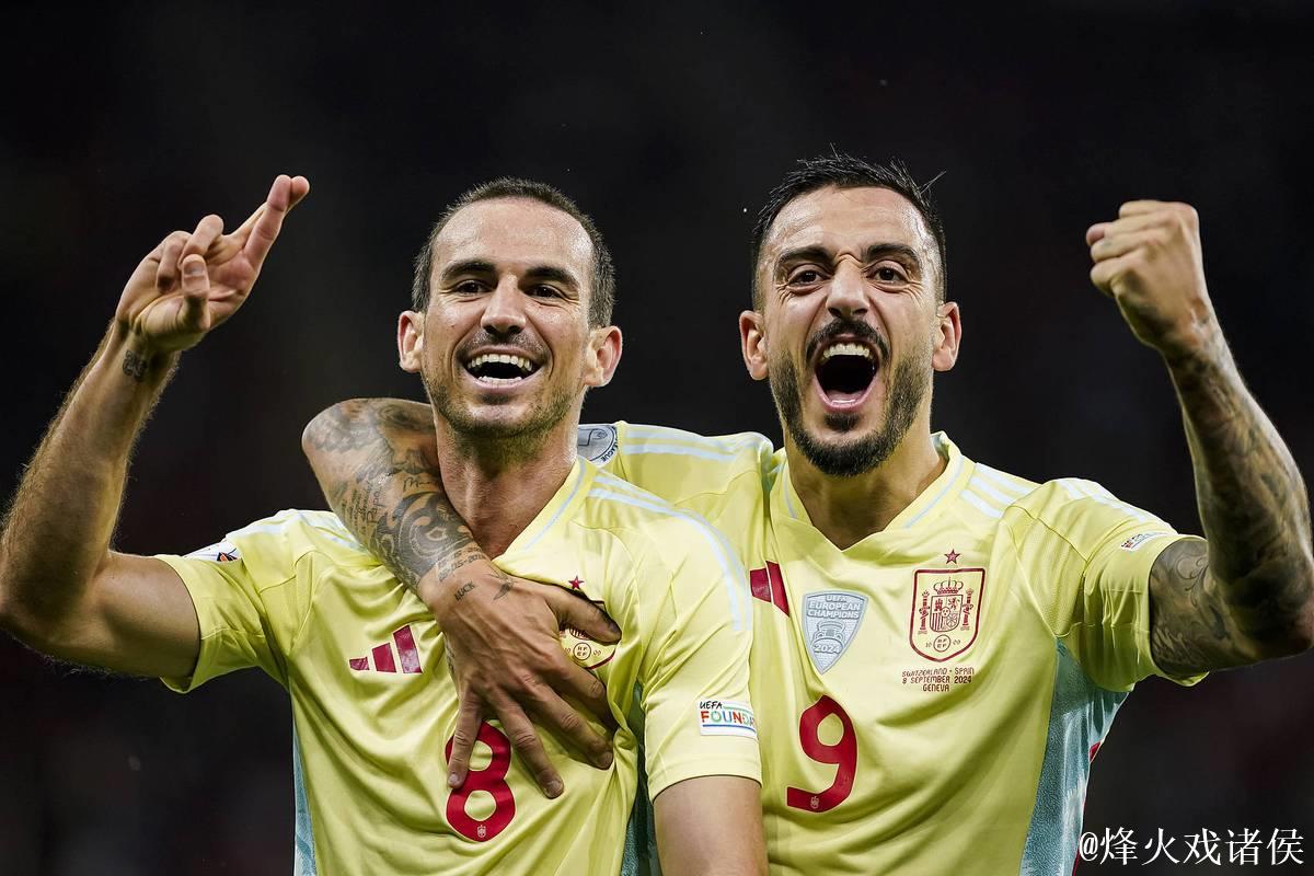 欧国联-何塞卢闪电进球法比安双响 10人西班牙4-1大胜瑞士 欧国联-何塞卢闪电进球法比安双响 10人西班牙4-1大胜瑞士